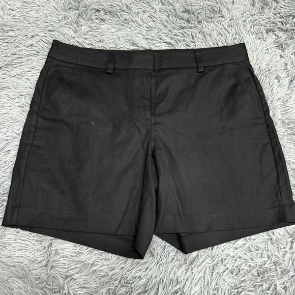 Vince Camuto Black Chino Shorts Size 14 - Picture 1 of 7